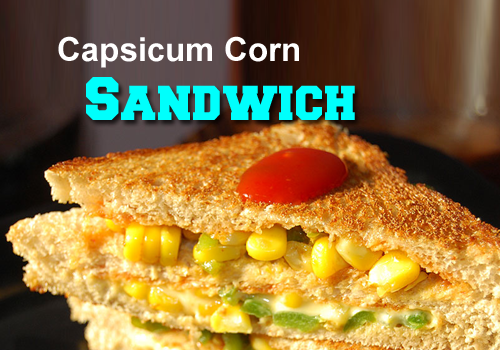 Capsicum Corn Sandwich